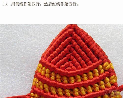 中国结鲤鱼的编织方法13