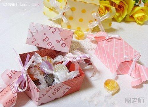 糖果形状的礼物包装盒