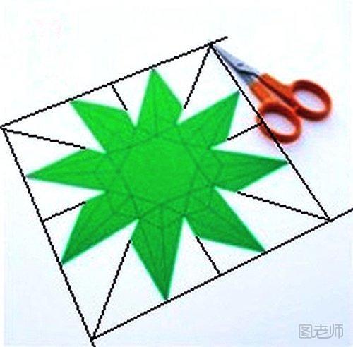 立体钻石折纸图解1
