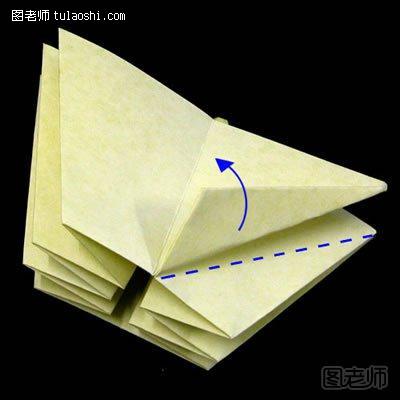 折纸太阳花的图解教程11