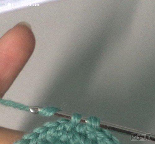 毛线收纳篮编织方法3