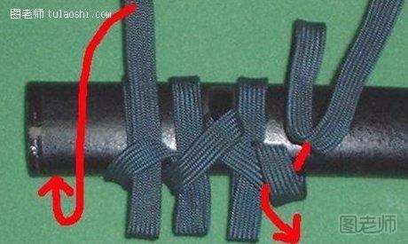日本刀刀绳的绑法5