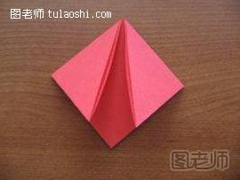 心型折纸图解教程3