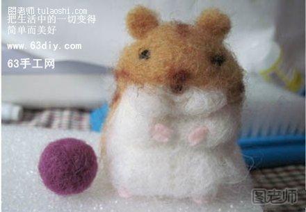 羊毛毡,老鼠,玩偶