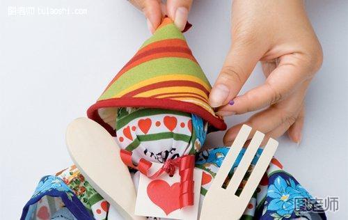 防烫手套制作娃娃的帽子