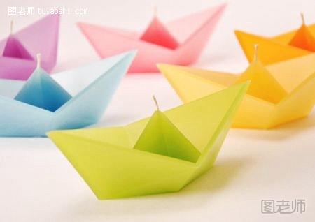 纸船,折纸船,手工教程,