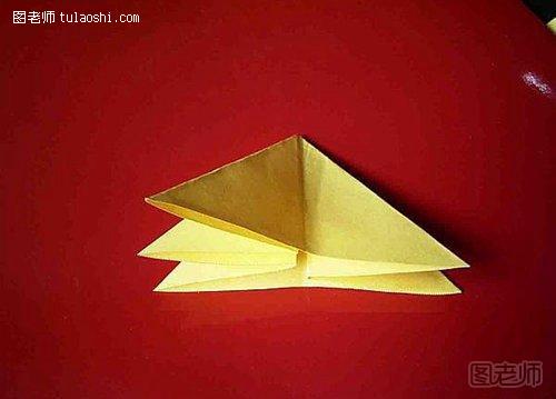 喇叭花的折纸教程2