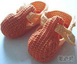宝宝鞋,毛线编织