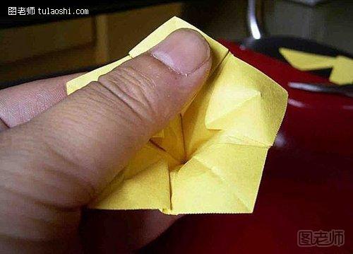 喇叭花的折纸教程12