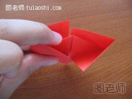 心型折纸图解教程6