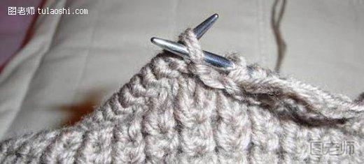 时尚又保暖的毛线帽子的棒针编织图解4