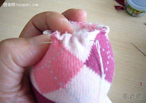 可爱的袜子娃娃制作教程7