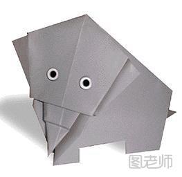 大象的折纸方法