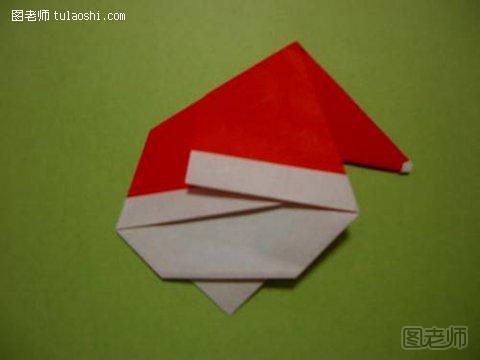 圣诞娃娃的头部折纸8