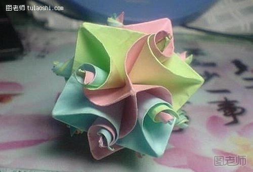 花球折纸的diy教程 