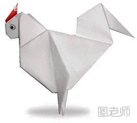 公鸡,折纸,动物折纸,