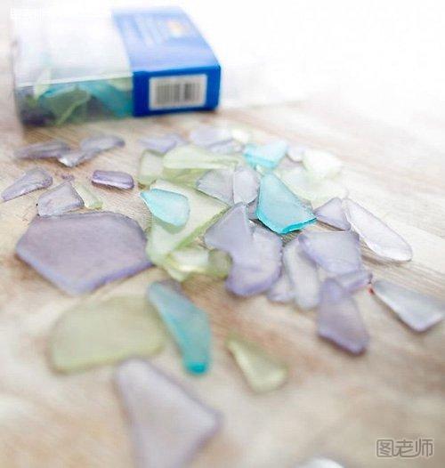 海玻璃薄片