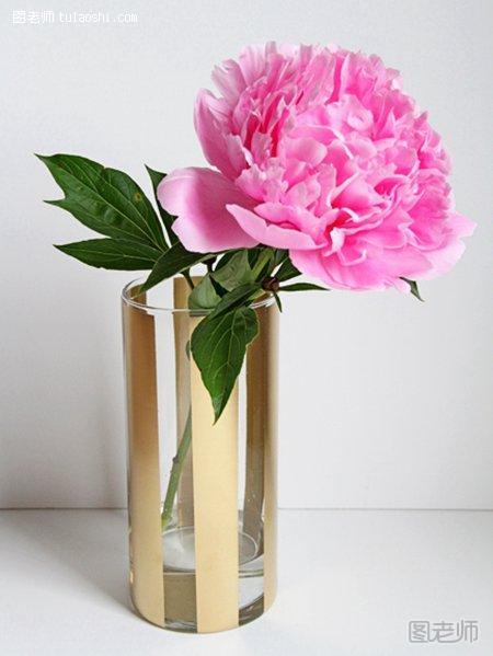 透明玻璃水杯改造装饰花瓶方法三2