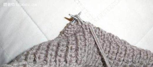 时尚又保暖的毛线帽子的棒针编织图解8