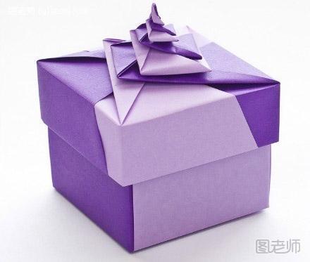 超漂亮的礼品盒 包装盒手工折纸教程