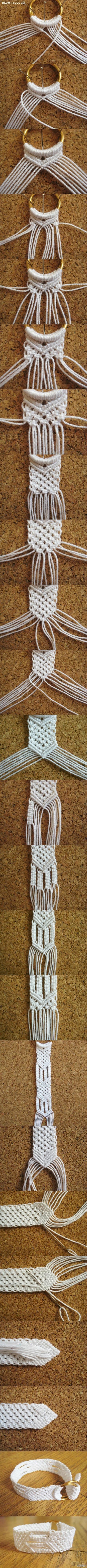 编织绳,棉绳编织女生手镯/腰带手工编织diy