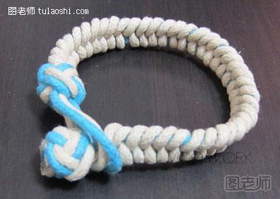 手工绳编手环/手链的编织方法教程