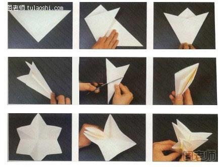 逼真的百合花折纸手工教程
