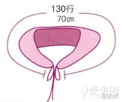  紫色领巾围巾的织法图解 