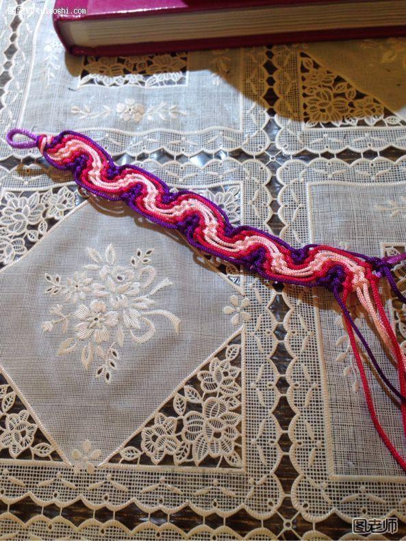 编织手链手工制作方法 第20步