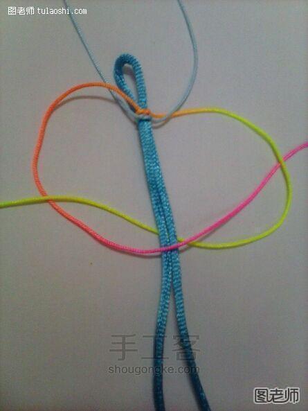 DIY编绳手链 第5步