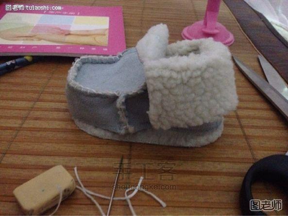 暖暖的宝宝小鞋DIY教程 第5步