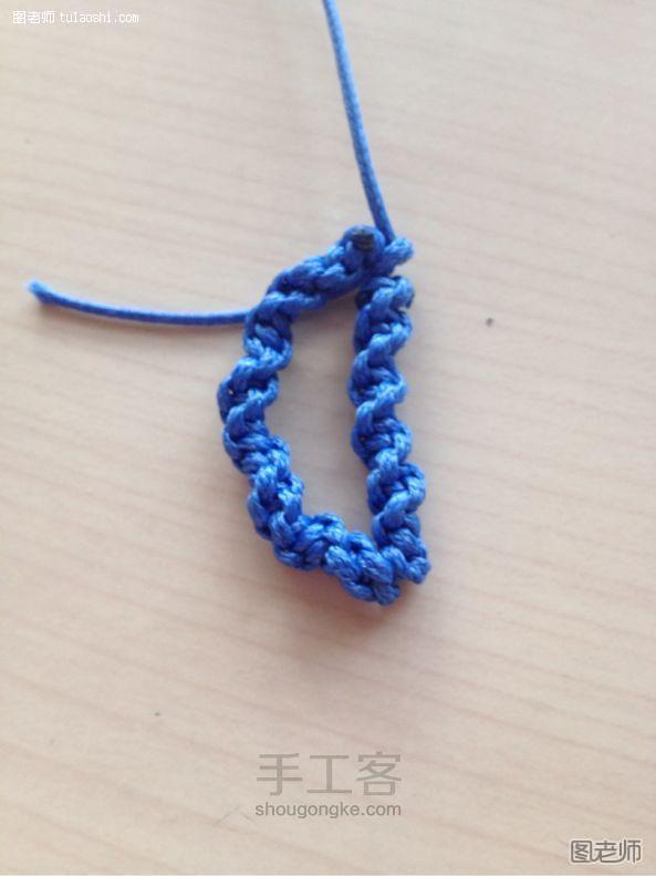 蓝色星月手链——作为螃蟹给王俊凯的 DIY手工 第3步