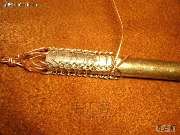 金属编织手链 教程 第7步