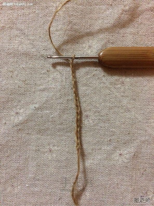 钩织包包——草编娃用 手工制作 第2步
