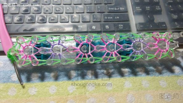 彩虹手链编织方法 第30步