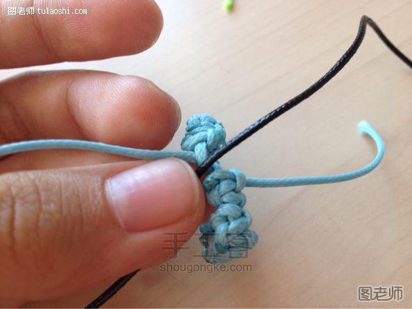 蓝色星月手链——作为螃蟹给王俊凯的 DIY手工 第7步