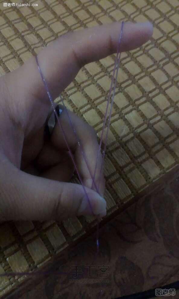 塑料绳编织方法 第2步