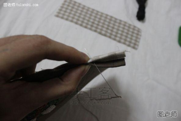 一学就会的手缝笔袋 DIY手工制作教程 第6步