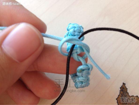 蓝色星月手链——作为螃蟹给王俊凯的 DIY手工 第8步