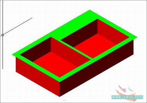AutoCAD教程：厨房用的水槽建模方法