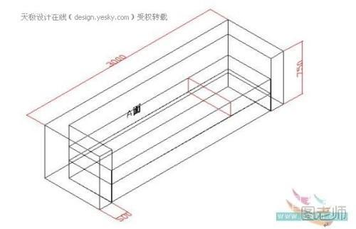 AutoCAD三维造型实例：制作直线沙发