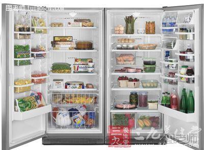 冰箱中生熟食物别混放，蔬菜应先清洗后用保鲜膜包好存放。定期清洁冰箱内部
