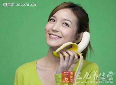 香蕉含丰富的钾，有降血压、防中风、防心脏病的效果