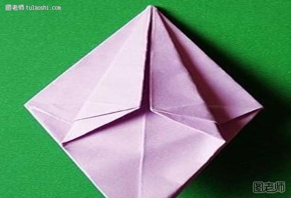 折纸百合花第十二步