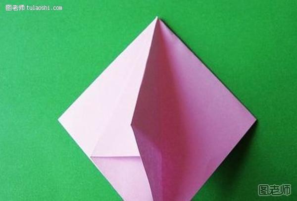 折纸百合花第六步