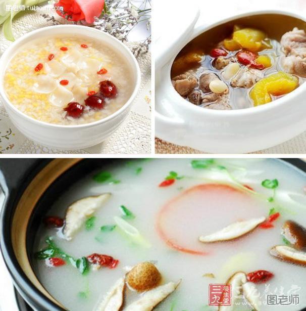 中秋节之后的早晨最好都能喝粥和汤。