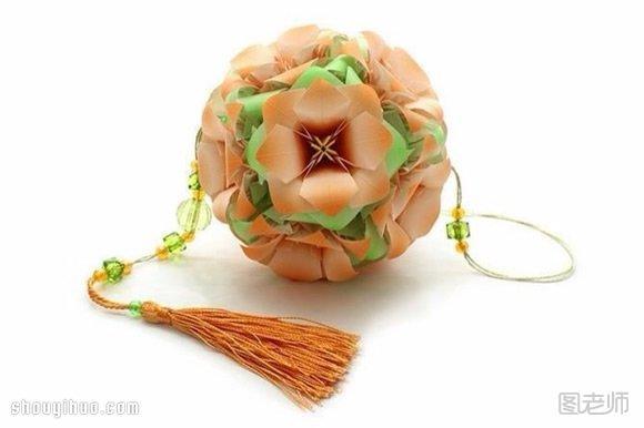 美轮美奂的手工折纸花球作品欣赏(五) - www.shouyihuo.com