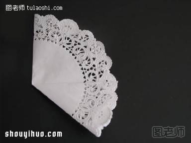 鸽子的折法图解 圆形餐巾纸折纸鸽子的教程 - www.shouyihuo.com