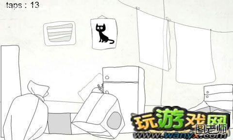 《我的猫呢》很乱的地方有冰箱洗衣机和猴子通关