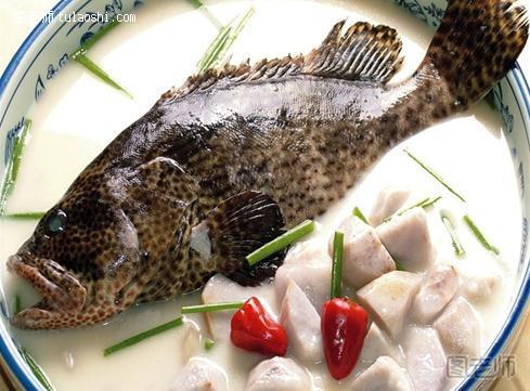 石斑鱼的营养价值-石斑鱼的食疗作用-石斑鱼炖芋艿